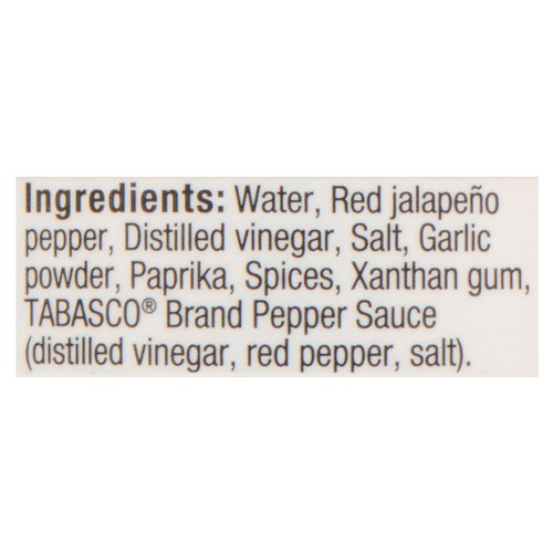 Tabasco Hot Sauce Salsa Picante 256 ml