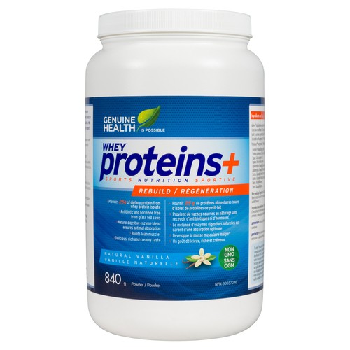 Genuine Health Proteins+ Vanilla Proteins 840 g