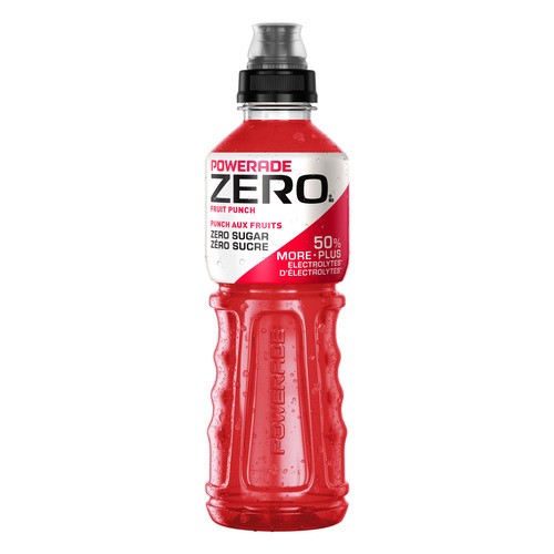 Powerade Zero Sugar Sports Drink Fruit Punch 710 ml (bottle)