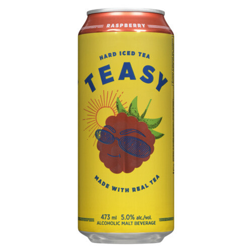 Teasy Beer 5% Alcohol Raspberry 473 ml (Can) 