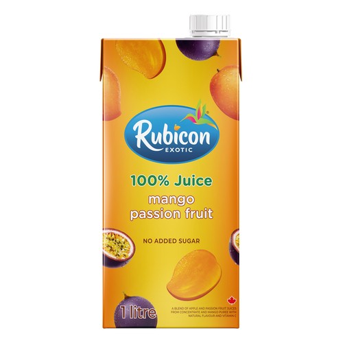 Rubicon 100% Juice Mango Passion Fruit 1 L