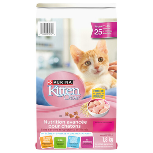 Kitten Chow Dry Kitten Food Advanced Nutrition For Kittens 1.8 kg