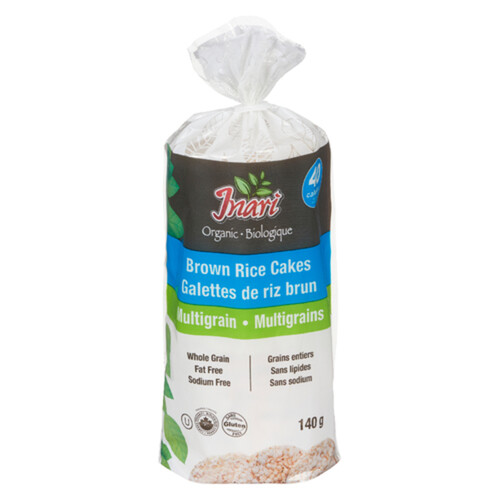 Inari Organic Rice Cakes Multigrain Unsalted 140 g