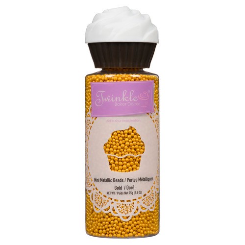 Celebration Mini Gold Pearl Beads 75 g
