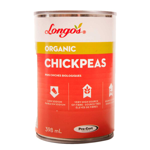 Longo's Organic Chickpeas 398 ml