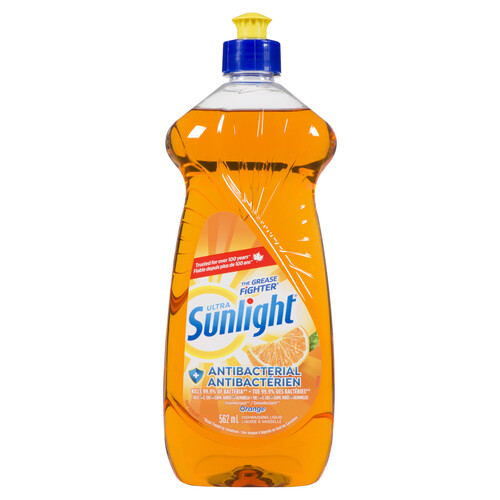 Sunlight Dish Detergent Antibacterial Orange 562 ml