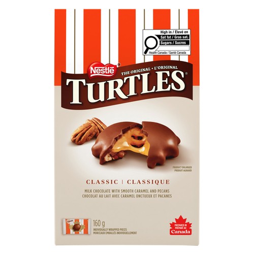 Turtles Classic Recipe Chocolates Share Bag 160 g