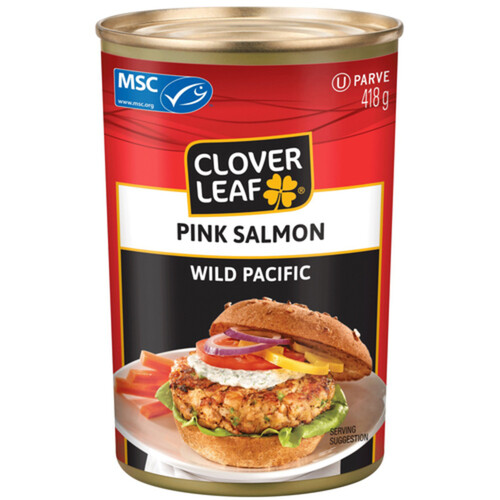 Clover Leaf Pink Salmon Wild Pacific 418 g
