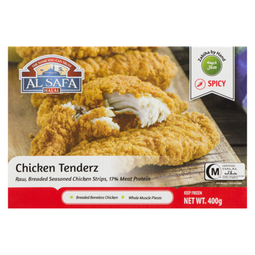 Al Safa Halal Frozen Chicken Tenderz 400 g