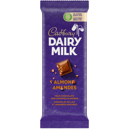 Cadbury Chocolate Bar Dairy Milk Almond 100 g