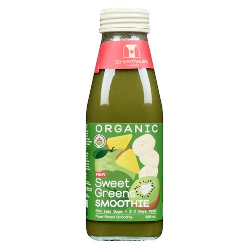 Greenhouse Plant Based Smoothie Sweet Greens 300 ml (bottle)