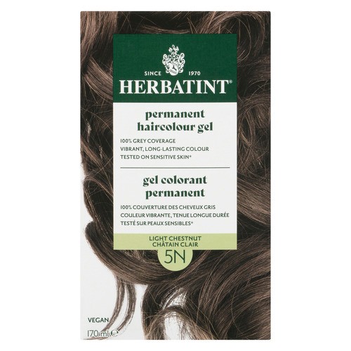 Herbatint Permanent Haircolour Gel 5N Light Chestnut 170 ml