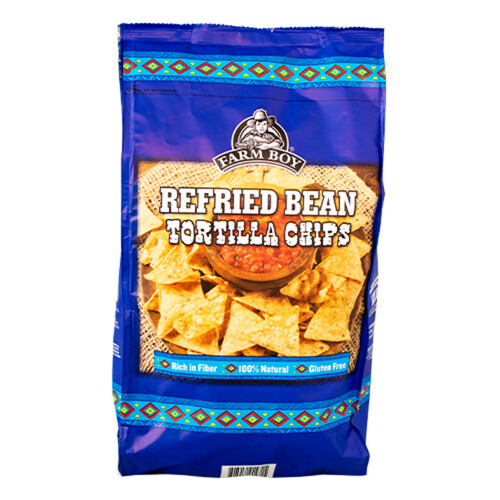 Farm Boy Tortilla Chips Refried Bean 350 g