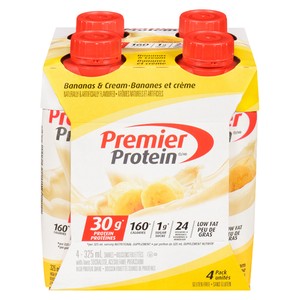 Premier Protein Shake Banana & Cream Whey Protein 4 x 325 ml - Voilà ...
