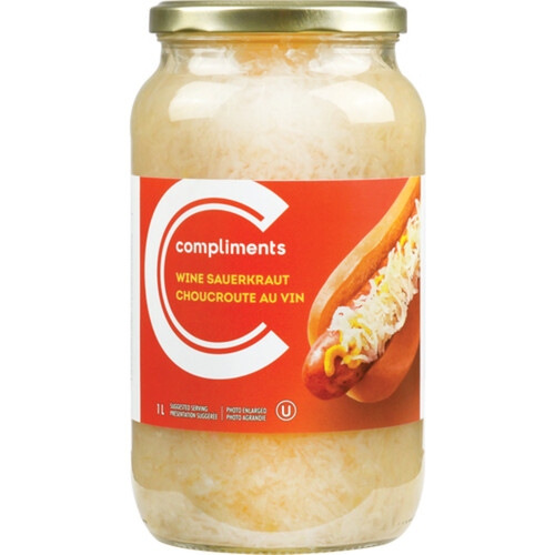 Compliments Wine Sauerkraut 1 L