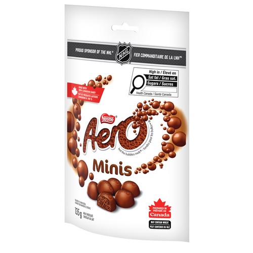 Nestlé Aero Milk Chocolate Minis Pouch 135 g