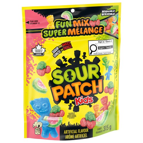Mondelez Canada Sour Patch Kids Candy Fun Mix 315 g - Voilà Online