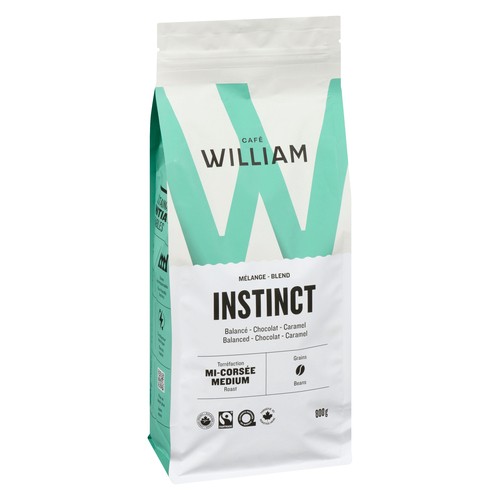 Café William Whole Bean Coffee Blend Instinct Medium Roast 800 g