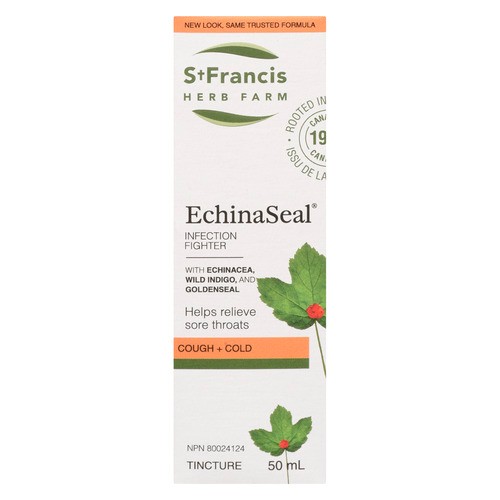 St. Francis Herb Farm Herbal Remedies Tincture Cold + Flu Echinaseal 50 ml
