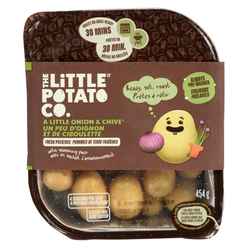 The Little Potato Company Gluten-Free Oven BBQ Ready Potatoes Onion & Chive 454 g