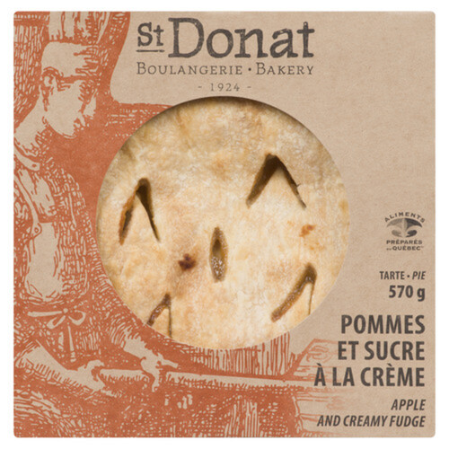 Boulangerie St-Donat Pie Apple Creamy Fudge 570 g (frozen)