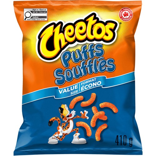 Cheetos Puffs Snacks Cheese Flavoured Value Size 410 g