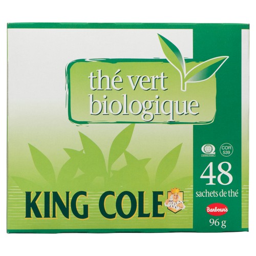 King Cole Organic Green Tea 48 EA