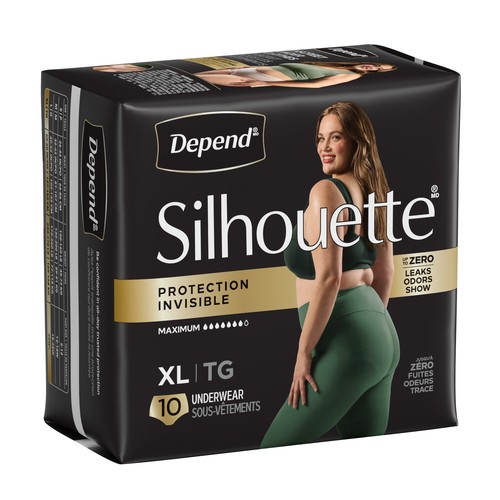Depend Female Underwear Pink XL 10 Count