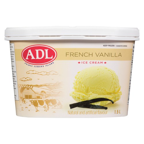ADL Ice Cream French Vanilla 1.5 L