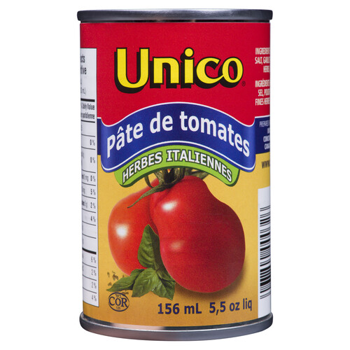 Unico Tomato Paste Italian Herbs 156 ml