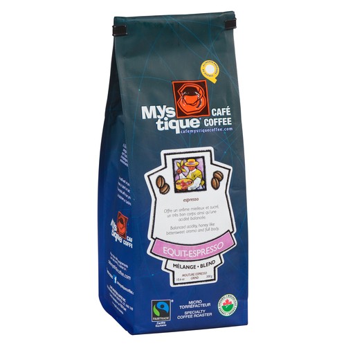 Mystique Ground Coffee Equit Espresso Blend 300 g