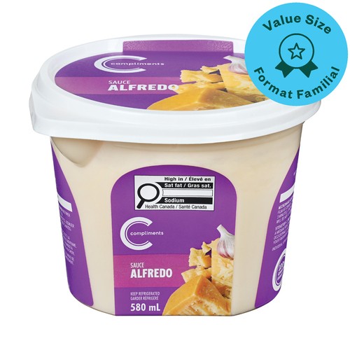 Compliments Pasta Sauce Alfredo 580 ml