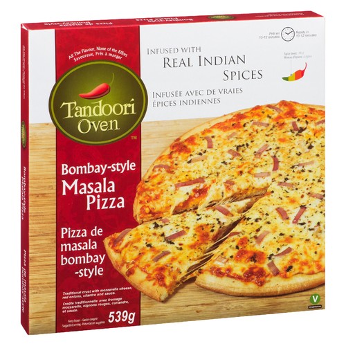 Tandoori Oven Frozen Bombay Style Masala Pizza 539 g