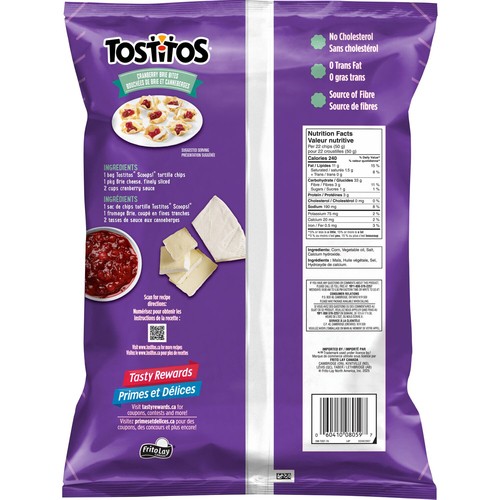 Tostitos Scoops! Tortilla Chips Value Size 370 g