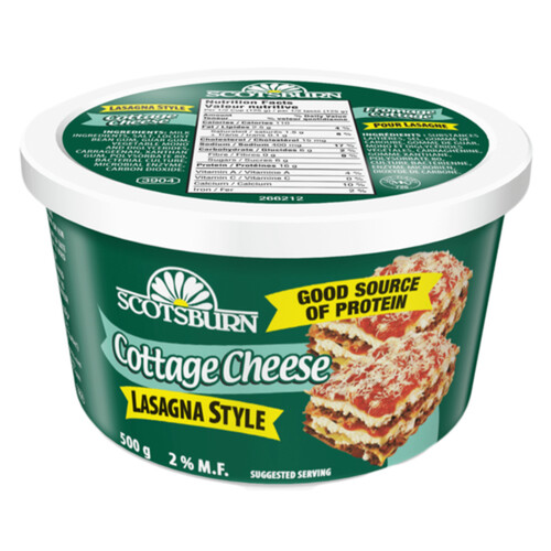 Scotsburn 2% Cottage Cheese Lasagna Style 500 g