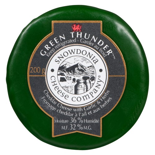 Snowdonia Cheese Cheddar Green Thunder 200 g