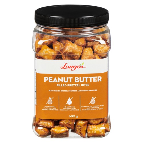 Longo's Pretzel Bites Filled With Peanut Butter 380 g