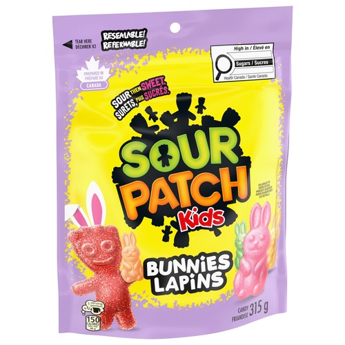 Sour Patch Kids Candy Sour Easter Bunnies 315 g