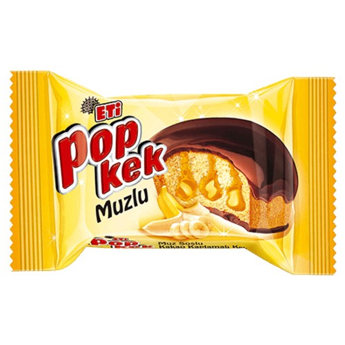 ETI Popkek Mini Cake Cocoa Coated With Banana Sauce 144 g