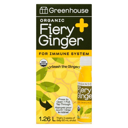 Greenhouse Organic Juice Fiery Ginger 1.26 L (bottle)