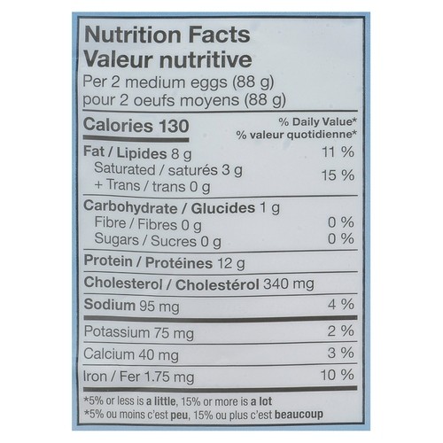 Burnbrae Farms EGGS2go! Hard Boiled Peeled Eggs 6 Count 264 g