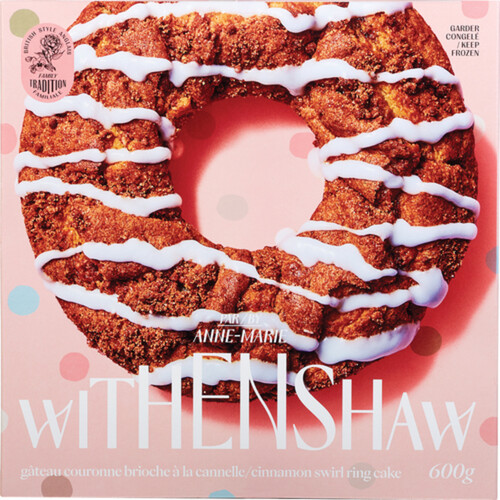 Anne-Marie Withenshaw Ring Cake Cinnamon Swirl 600 g (frozen)