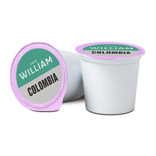 Café William Coffee Pods Medium Roast Colombia 24 K-Cups 216 g