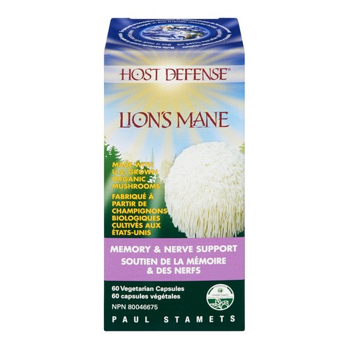 Host Defense Lion's Mane Memory Supplement 60 EA
