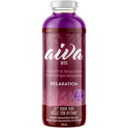 Aiva Nutrient Enhanced Water Relaxation Dragonfruit Mangosteen 414 ml (bottle)