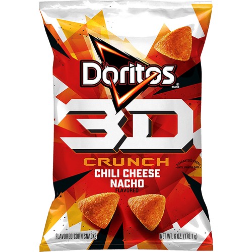 Doritos 3D Crunch Tortilla Chips Chili Cheese Nacho 58 g