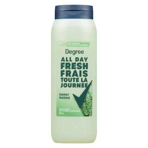 Degree Body Wash All Day Fresh Energy 600 ml