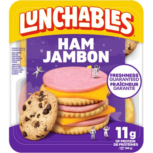 Lunchables Snack Kit Smoked Ham and Cheese 89 g