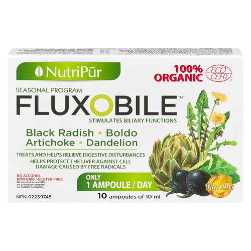Nutripur Organic Fluxobile Seasonal Program Ampoules 10 Count