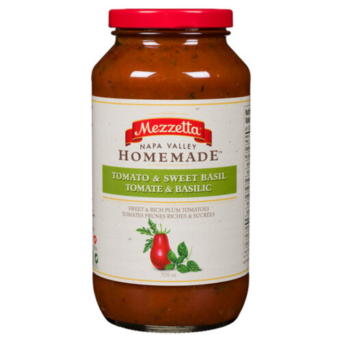 Mezzetta Pasta Sauce Tomato & Sweet Basil 709 ml